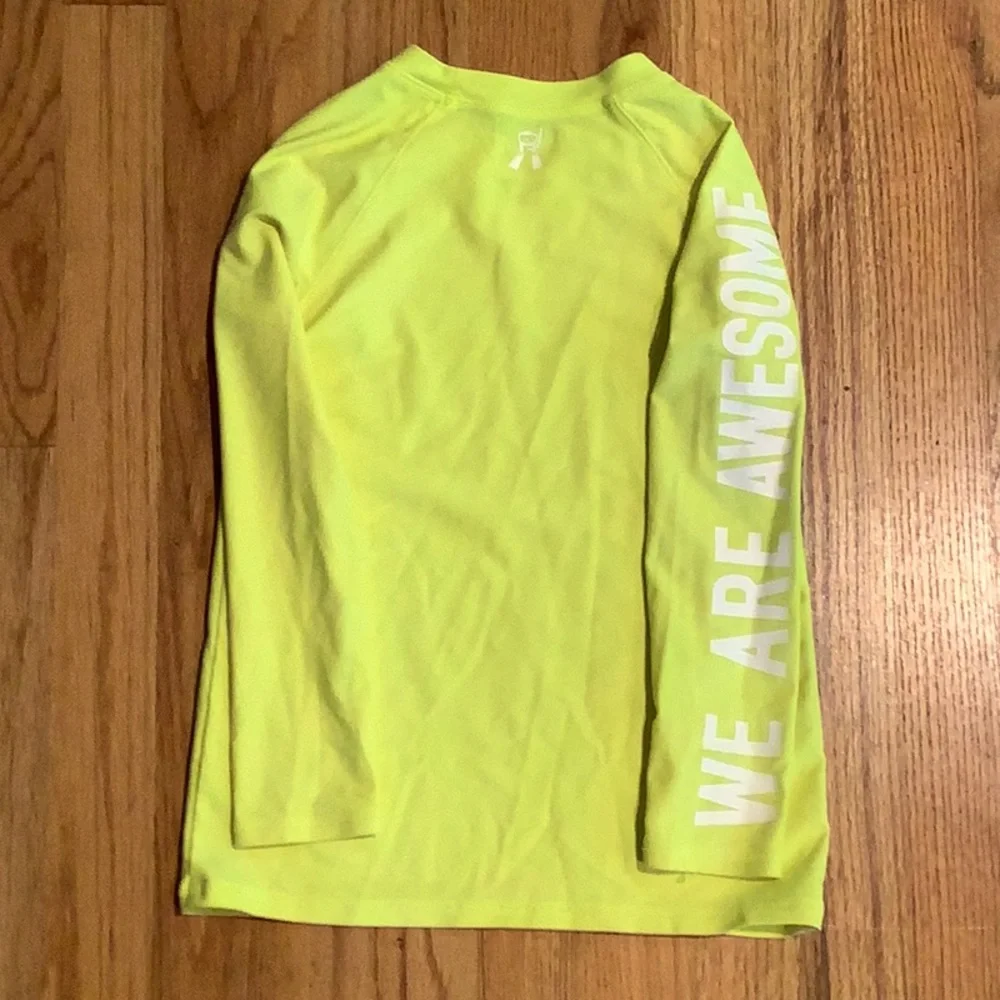 Rockets of Awesome - RashGuard - Yellow/White - Boy’s Size 6/7 - Swimwear